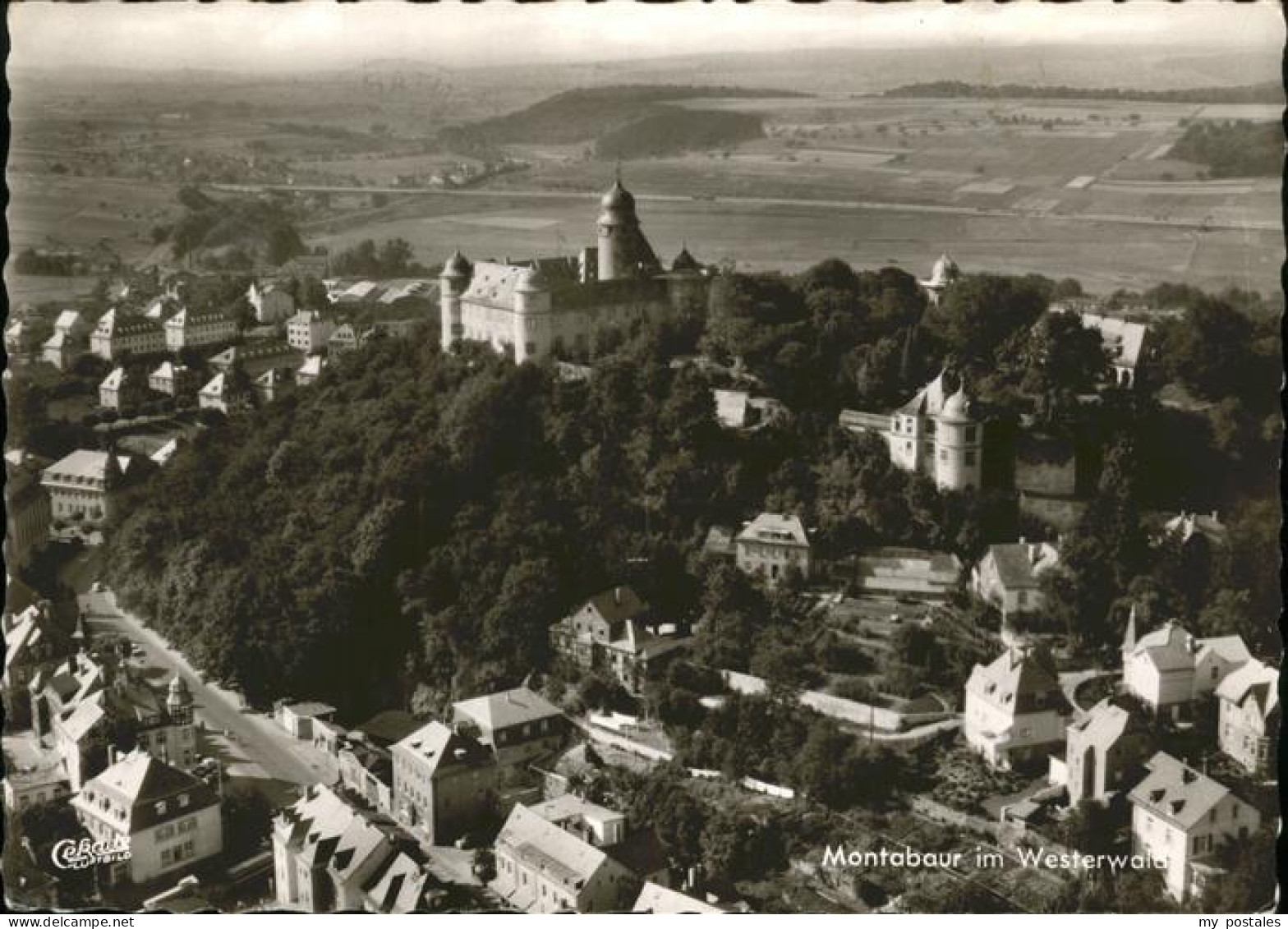 41275373 Montabaur Westerwald Luftbild Schloss Montabaur - Montabaur