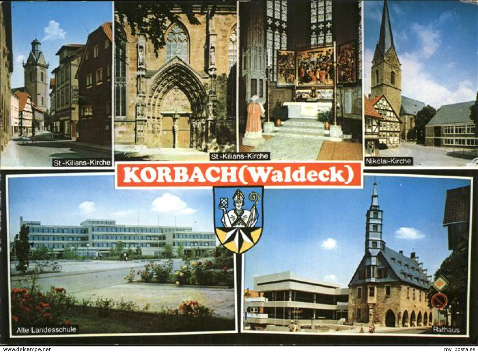 41275349 Korbach Rathaus Nikolai-Kirche St. Kilians-Kirche Korbach - Korbach
