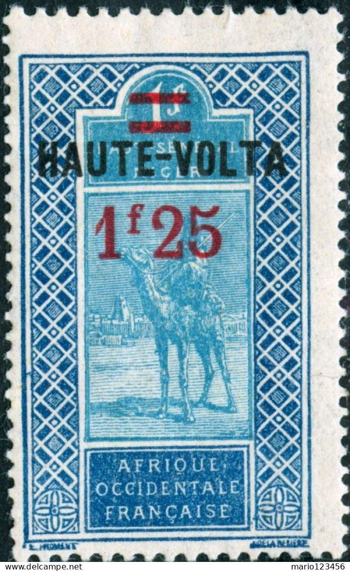 ALTO VOLTA – UPPER VOLTA – BURKINA FASO, SOPRASTAMPATO, 1926, FRANCOBOLLO NUOVO (MLH*) Mi:BF 38, Scott:BF 38, Yt:BF 36 - Ungebraucht