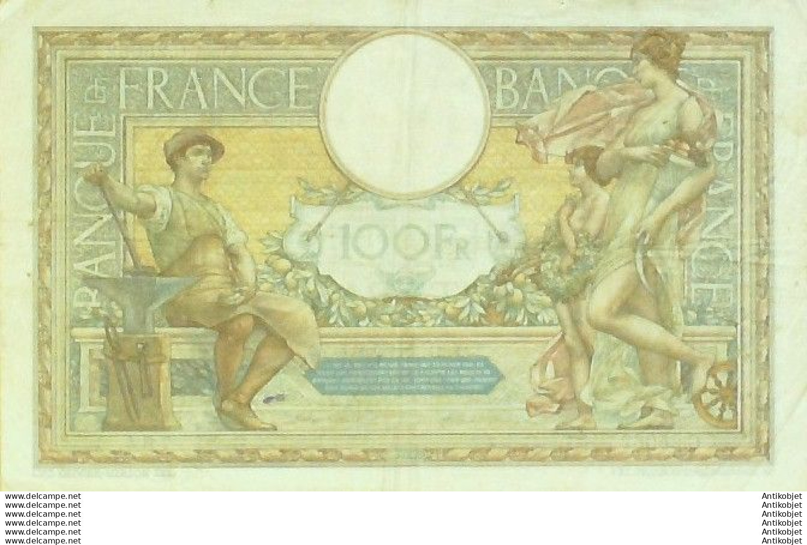 Billet Banque De France 100 Francs Luc Olivier Merson Grands Cartouches F.11.5=1929 TTB+++ - 100 F 1908-1939 ''Luc Olivier Merson''