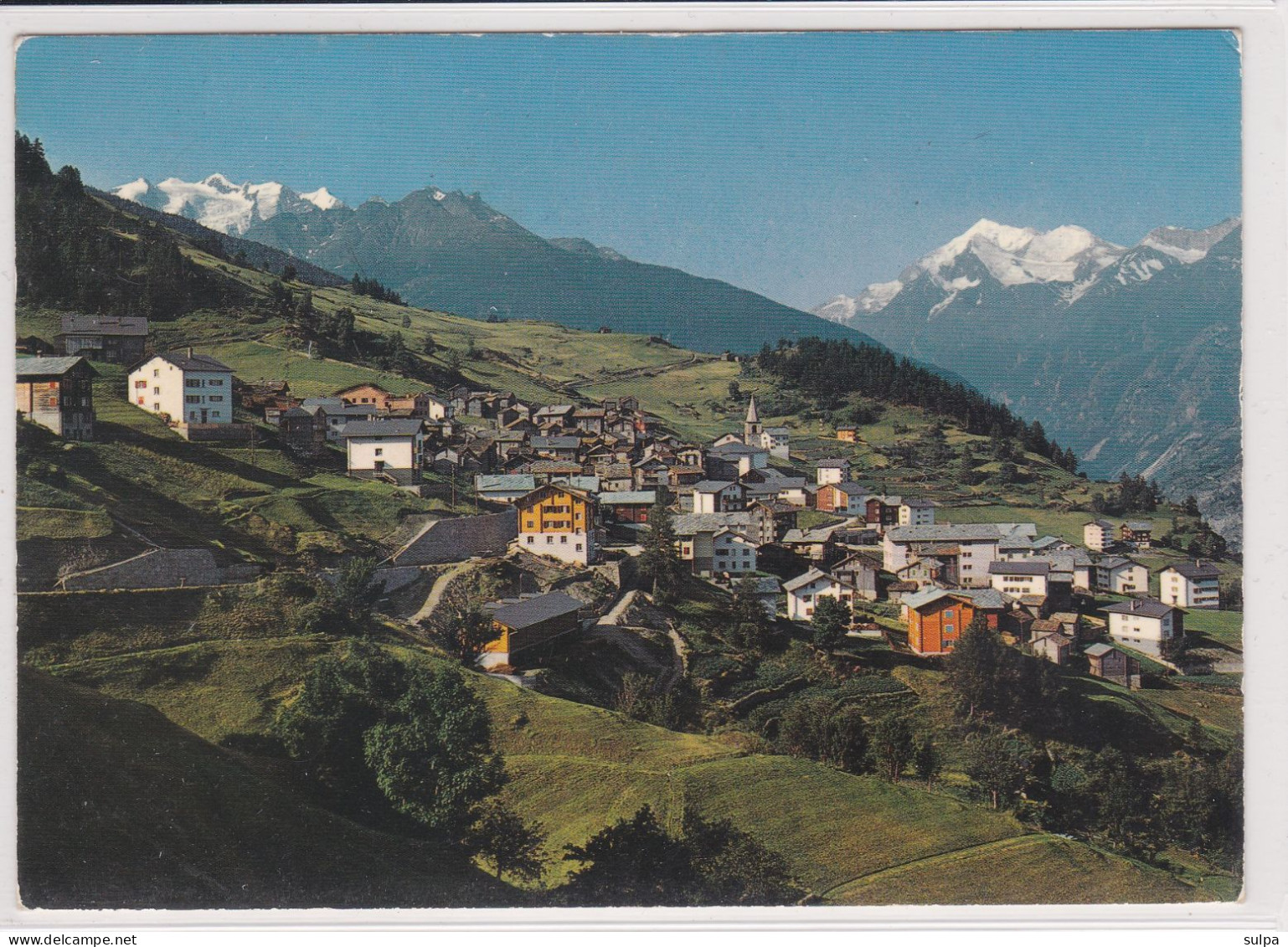 Visperterminen Mit Mischabel Und Weisshorn. 10 X 15 - Visperterminen