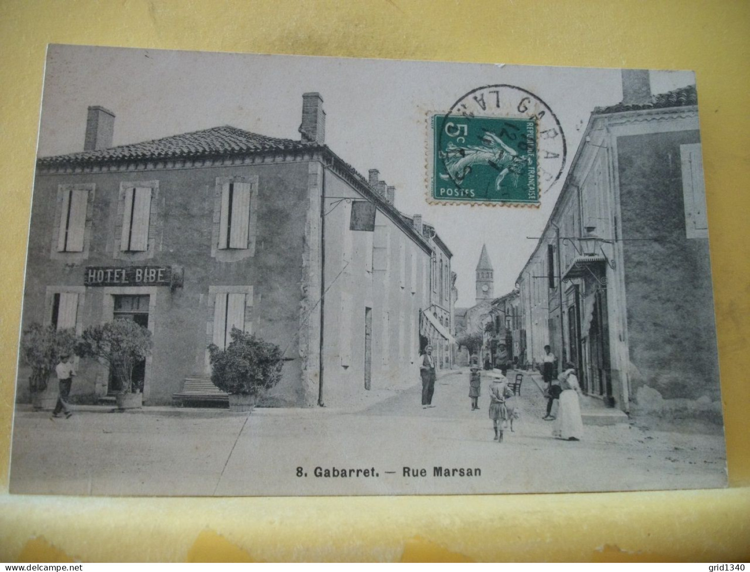 40 1110 CPA - AUTRE VUE DIFFERENTE N° 3 - 40 GABARRET. RUE MARSAN - ANIMATION - Gabarret