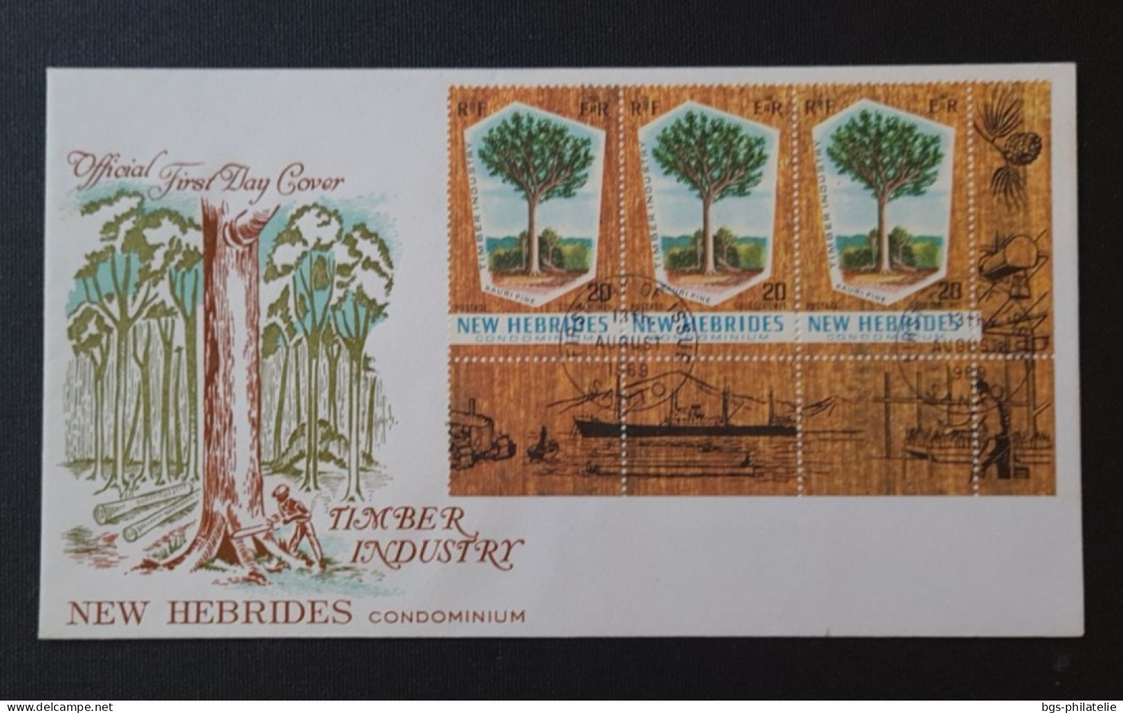 Nouvelles Hebrides,  Timbre Numéro 281 Sur Enveloppe. - FDC