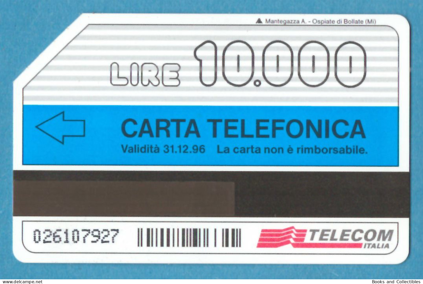 ITALY - Nome Nuovo Telecom, Lire 10000 / 31.12.1996 * Golden 390, C&C 2438 * Rif. STF-0014 - Públicas Figuración Ordinaria