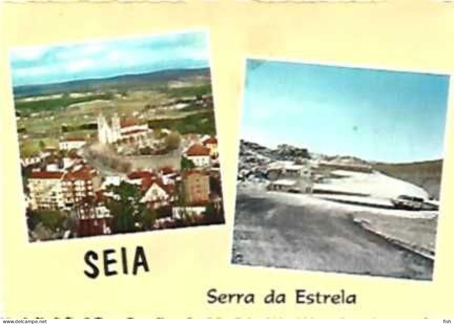 Portugal & Marcofilia, Seia, Vista Parcial E Neve, Serra Da Estrela, Multi, Almada 1971 (416) - Guarda