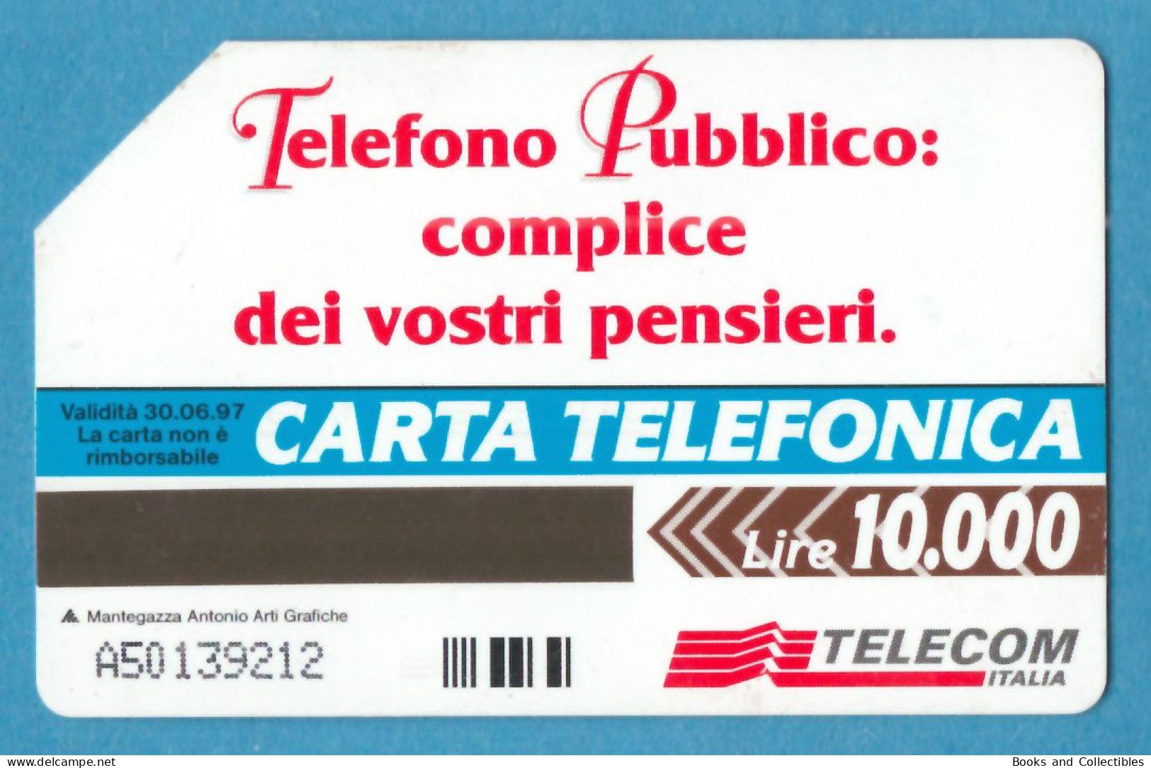 ITALY - Telefono Pubblico, Telecom, Lire 10000 / 30.06.1997 * Golden 478, C&C 2532 * Rif. STF-0017 - Öff. Sonderausgaben