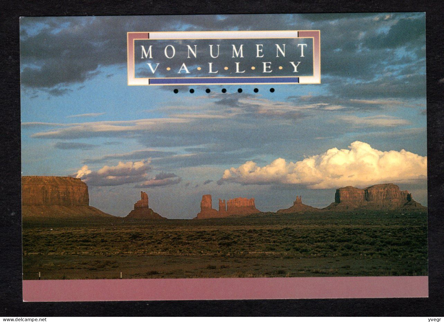 Etats Unis - Monument VALLEY - UTAH - Spires And Buttes Tower Over The Mile High Valley By A Thousand Feet Or More - Andere & Zonder Classificatie