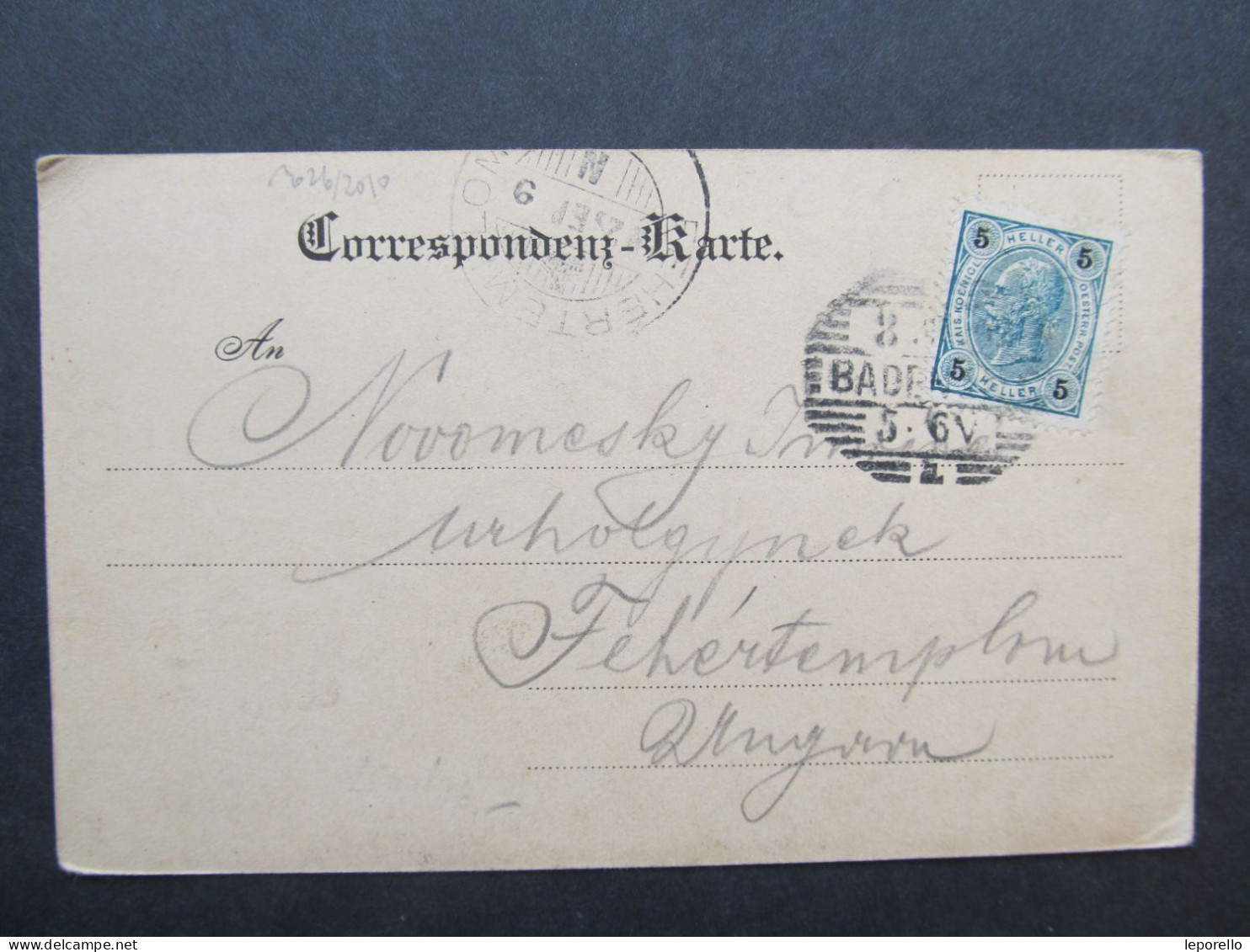 AK BADEN B. Wien  Ca. 1903  // D*58327 - Baden Bei Wien