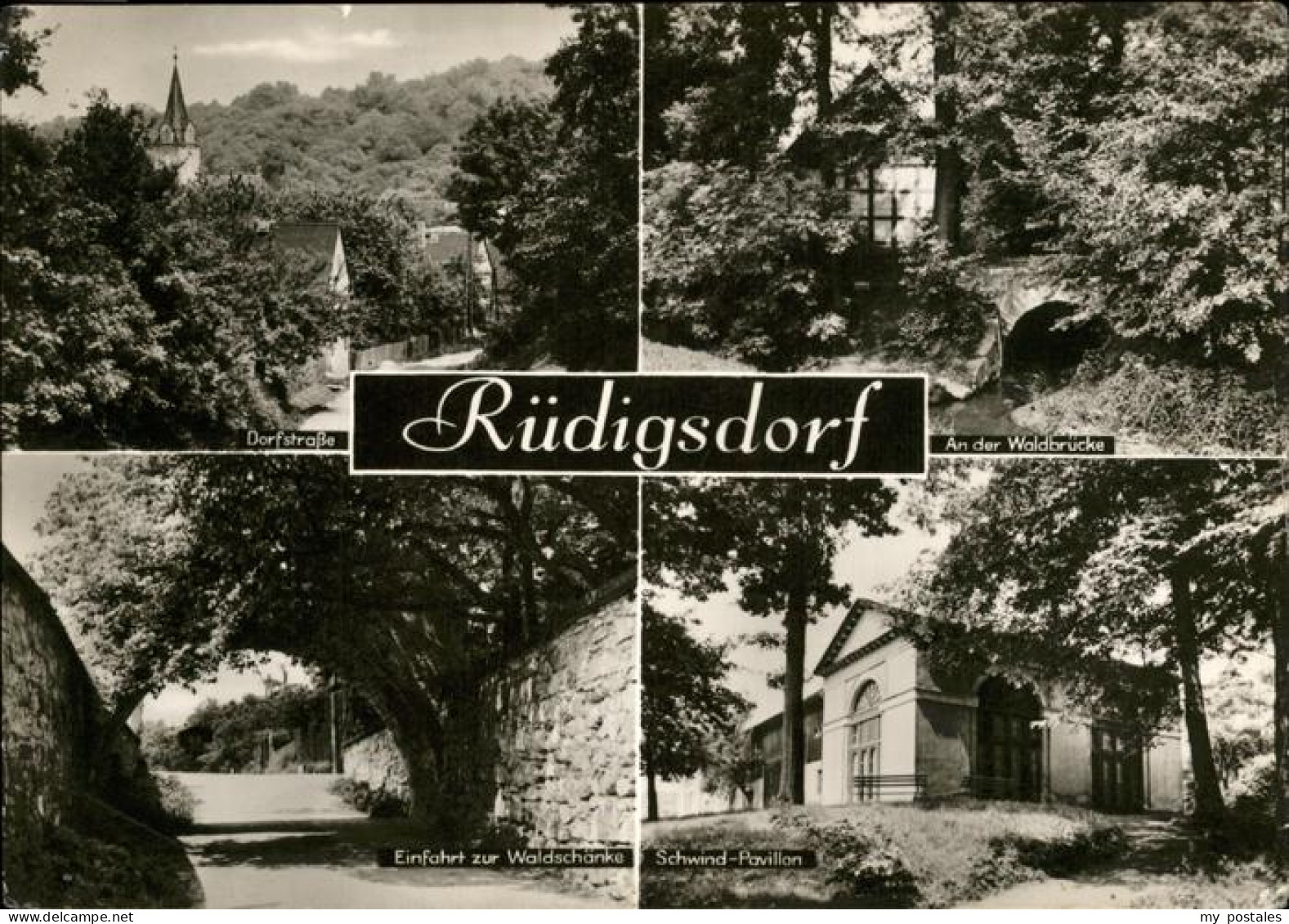 41270937 Ruedigsdorf Dorfstrasse Waldschaenke Waldbruecke Schwind Pavillon Kohre - Kohren-Sahlis