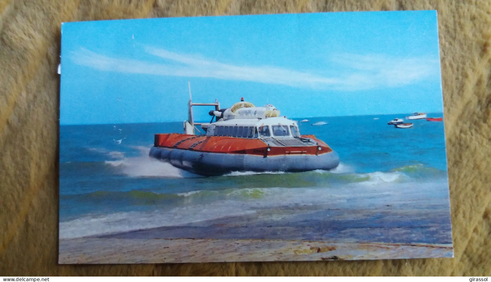 CPSM BATEAU AEROGLISSEUR HOVERCARFT FRANCE ANGLETERRE ? PHOTO PRECISION LIMITED - Hovercrafts