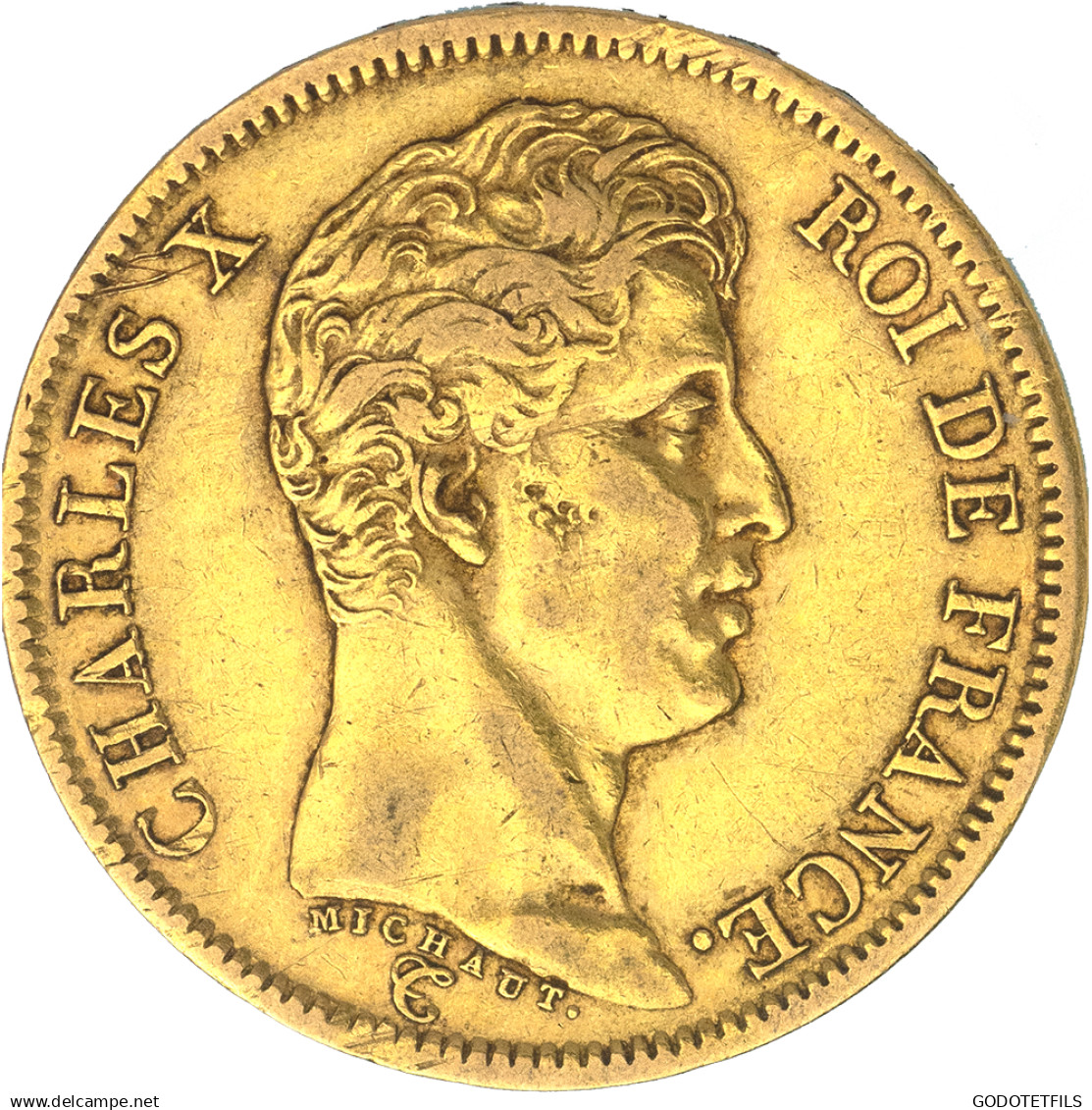 Charles X- 40 Francs 1824 Paris - 40 Francs (oro)