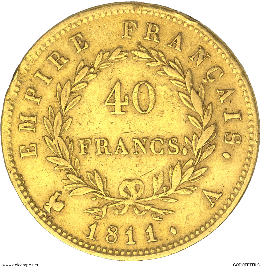 Premier Empire- 40 Francs Napoléon Ier  1811 Paris - 40 Francs (oro)