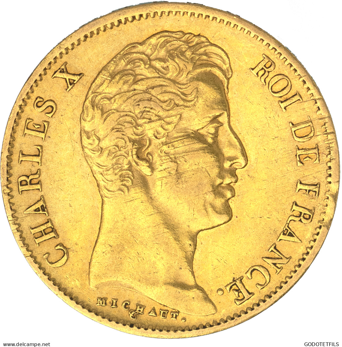 Charles X-40 Francs 1829 Paris - 40 Francs (goud)