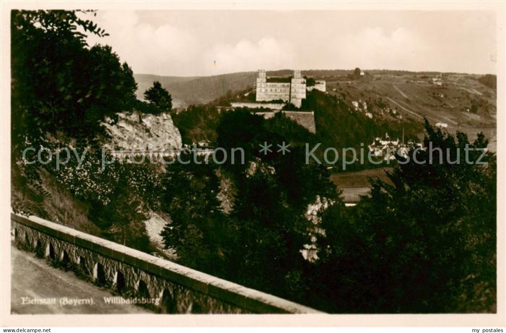 73806149 Eichstaett Oberbayern Willibaldsburg Panorama Eichstaett Oberbayern - Eichstaett