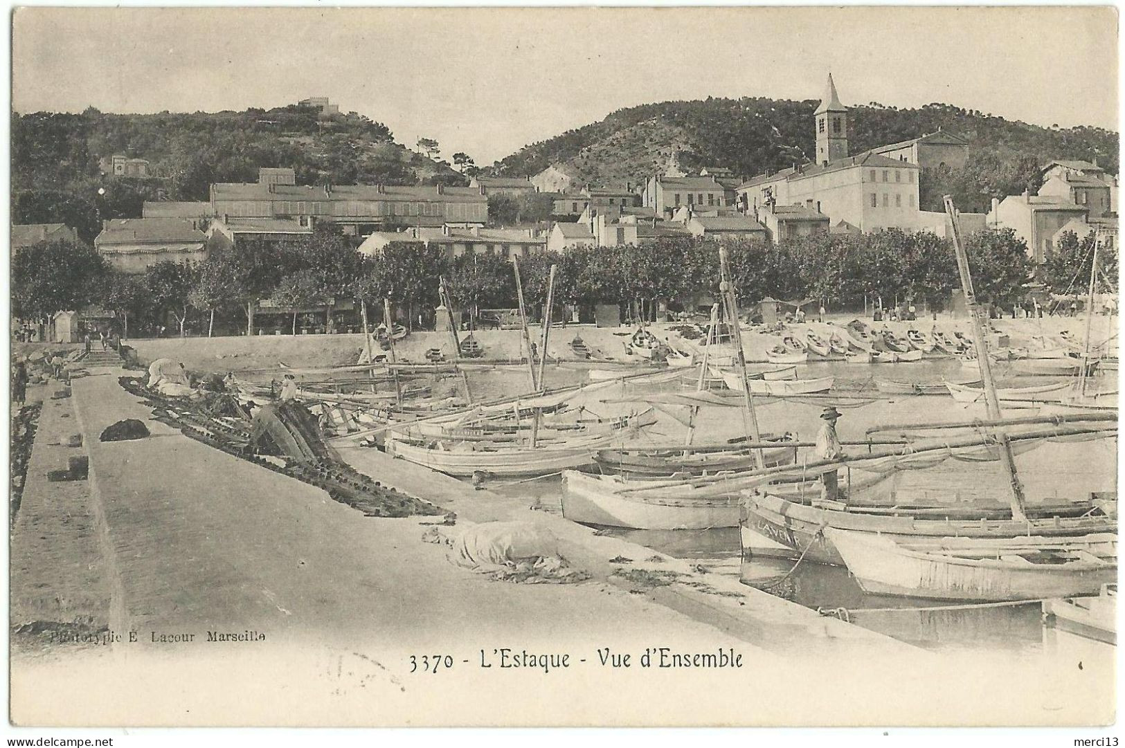 L’ESTAQUE (13) – Vue D’Ensemble. Editeur Lacour, N° 3370. - L'Estaque