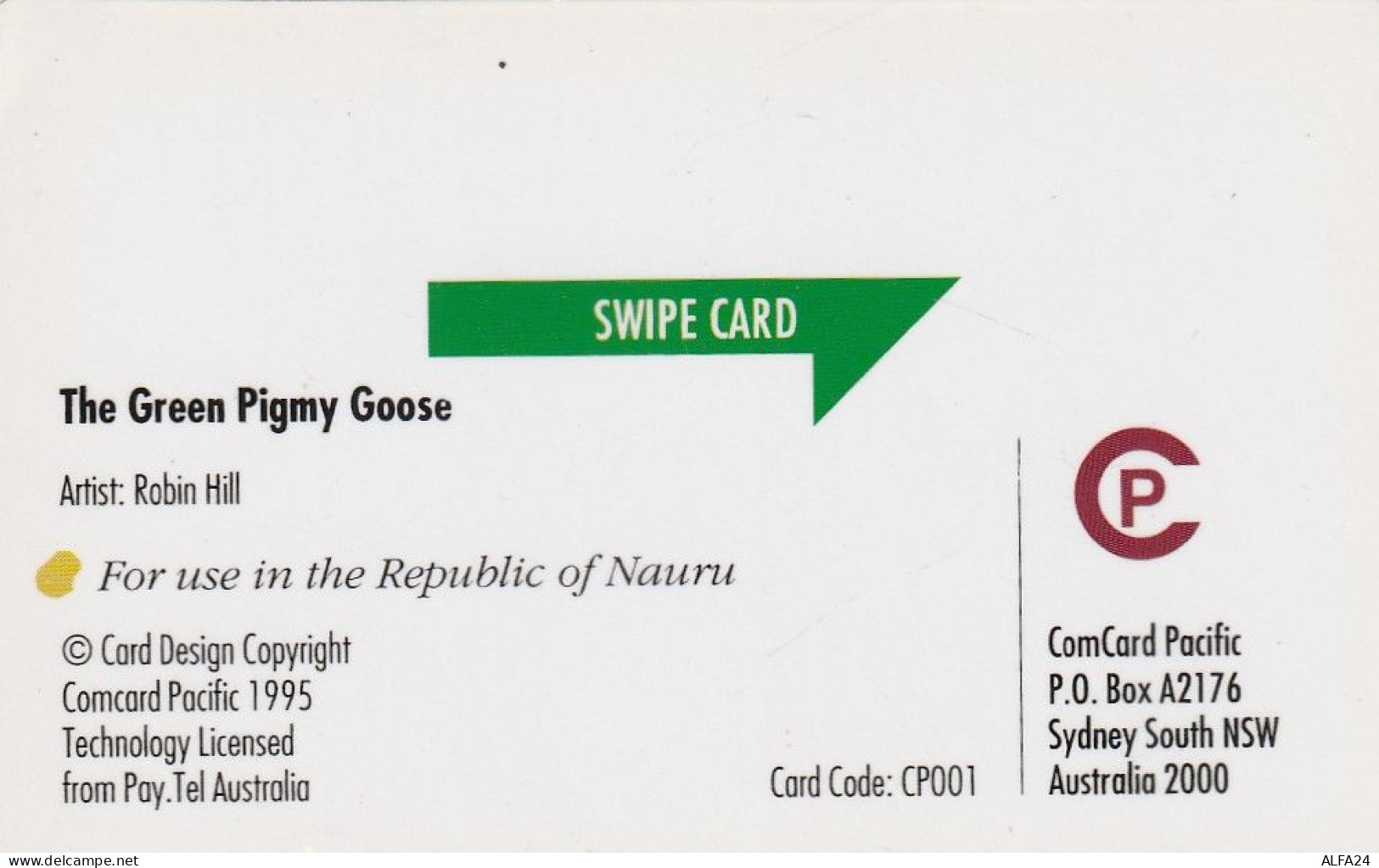 PHONE CARD NAURU  (E7.21.6 - Nauru