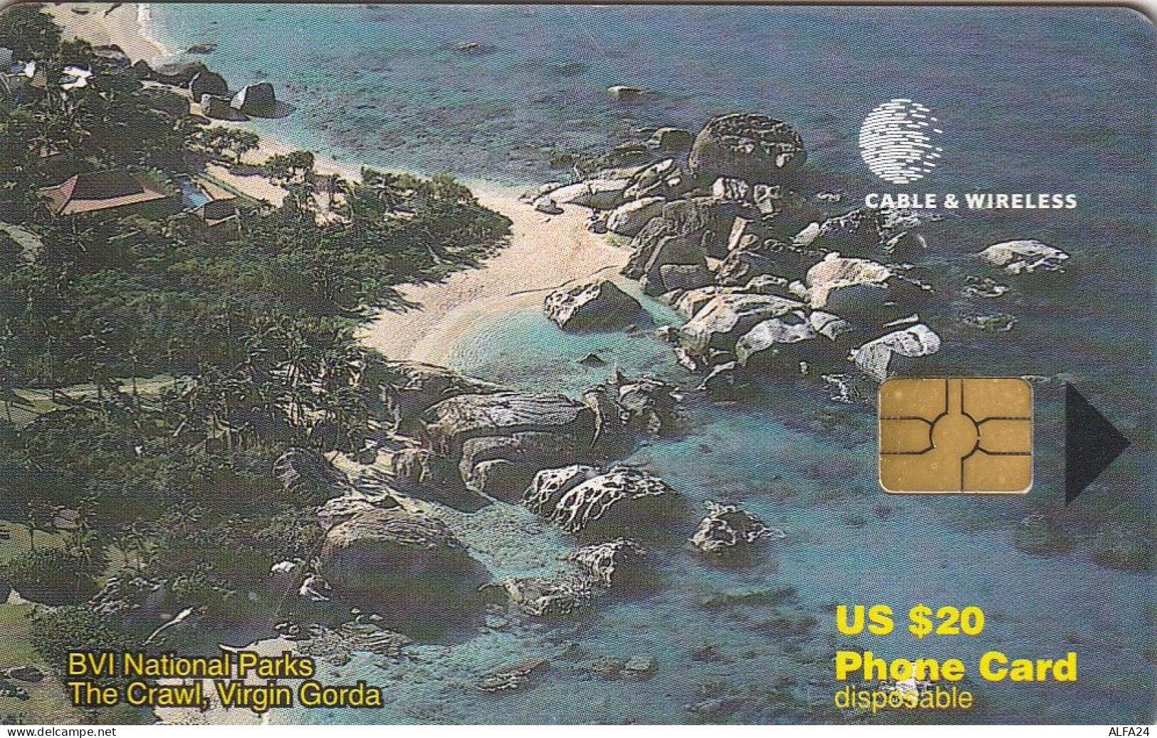 PHONE CARD BRITISH VIRGIN ISLAND  (E8.6.7 - Vierges (îles)