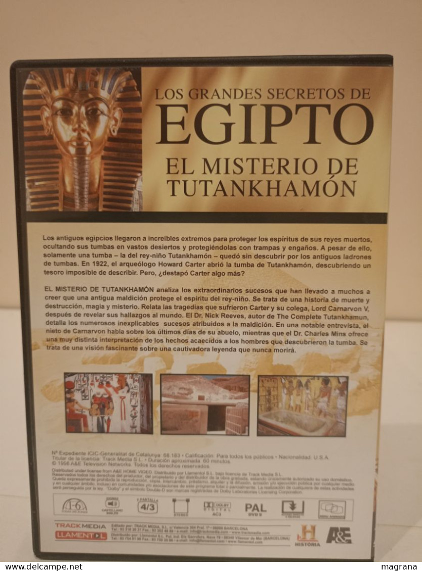 Película Dvd. Los Grandes Secretos De Egipto. El Misterio De Tutankamón. Historia. 1998. - Geschiedenis