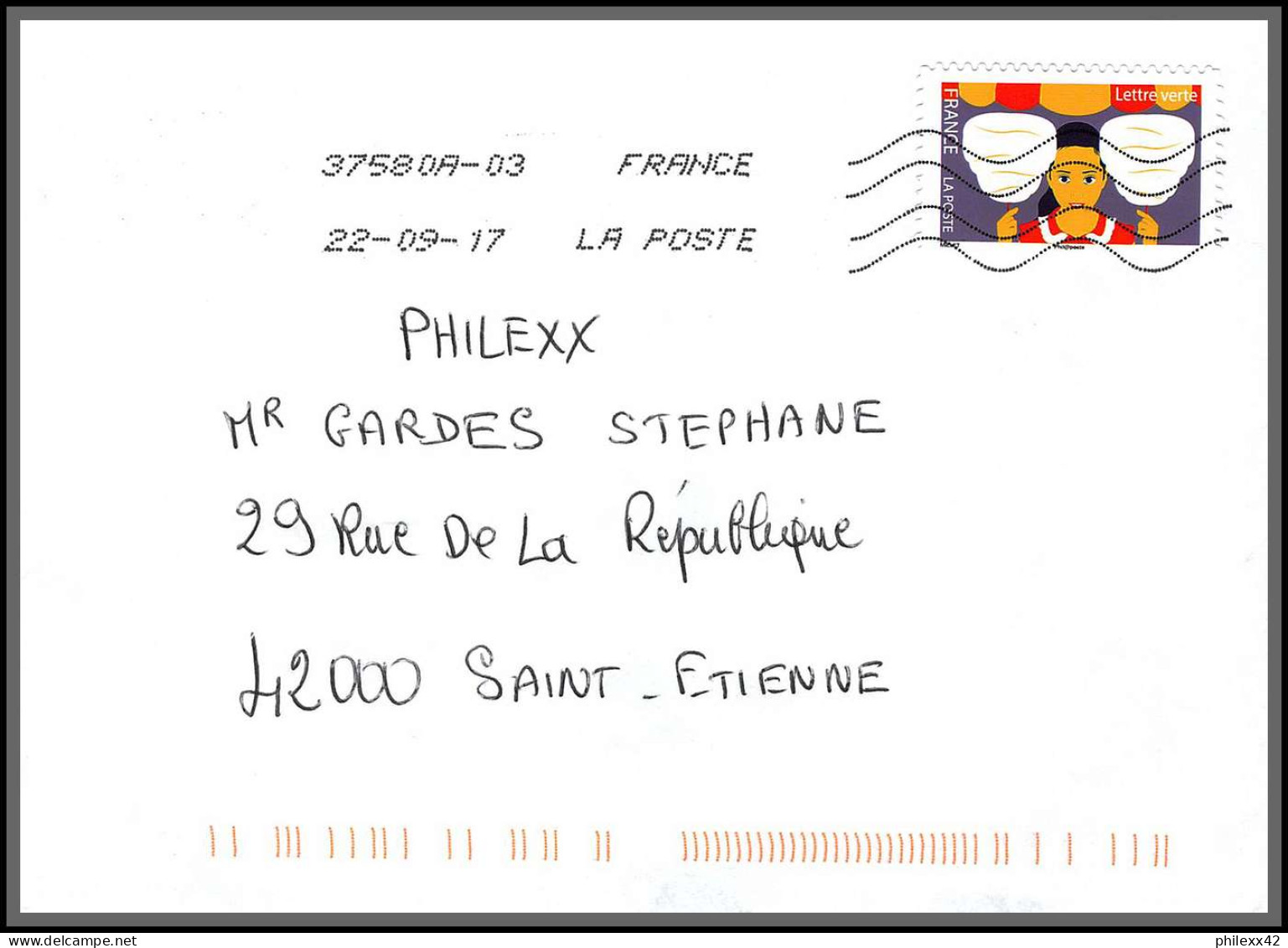 95919 - Lot De 15 Courriers Lettres Enveloppes De L'année 2017 Divers Affranchissements En EUROS - Storia Postale