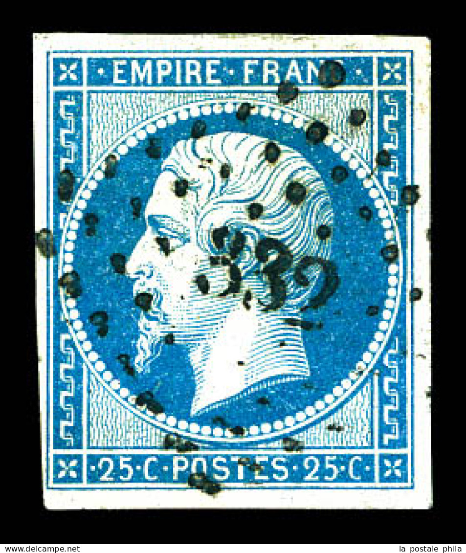 O N°15, 25c Empire. TB (signé Calves)  Qualité: Oblitéré  Cote: 290 Euros - 1853-1860 Napoléon III