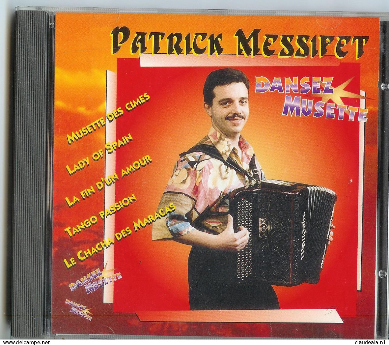 ALBUM CD PATRICK MESSIFET - DANSEZ MUSETTE (12 Titres) - Très Bon état - Instrumental