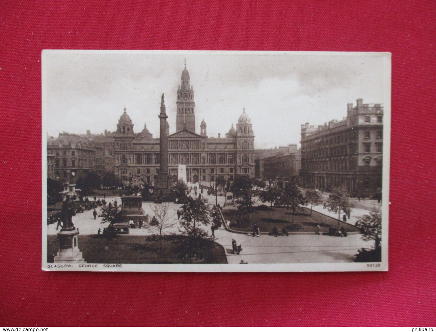 George Square. Glasgow  Scotland > Lanarkshire / Glasgow   Ref 6311 - Lanarkshire / Glasgow