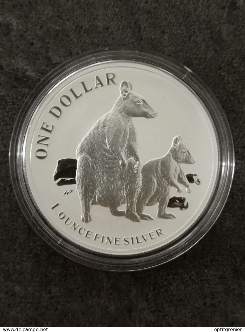 1 DOLLAR ARGENT 2011 KANGAROO KANGOUROU AUSTRALIE / 1 ONCE FINE SILVER / AUSTRALIA - Verzamelingen