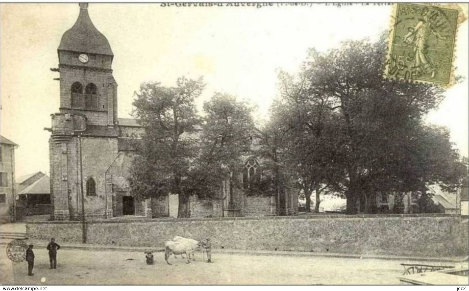 63 - SAINT GERVAIS D'AUVERGNE-(Église) - Saint Gervais D'Auvergne