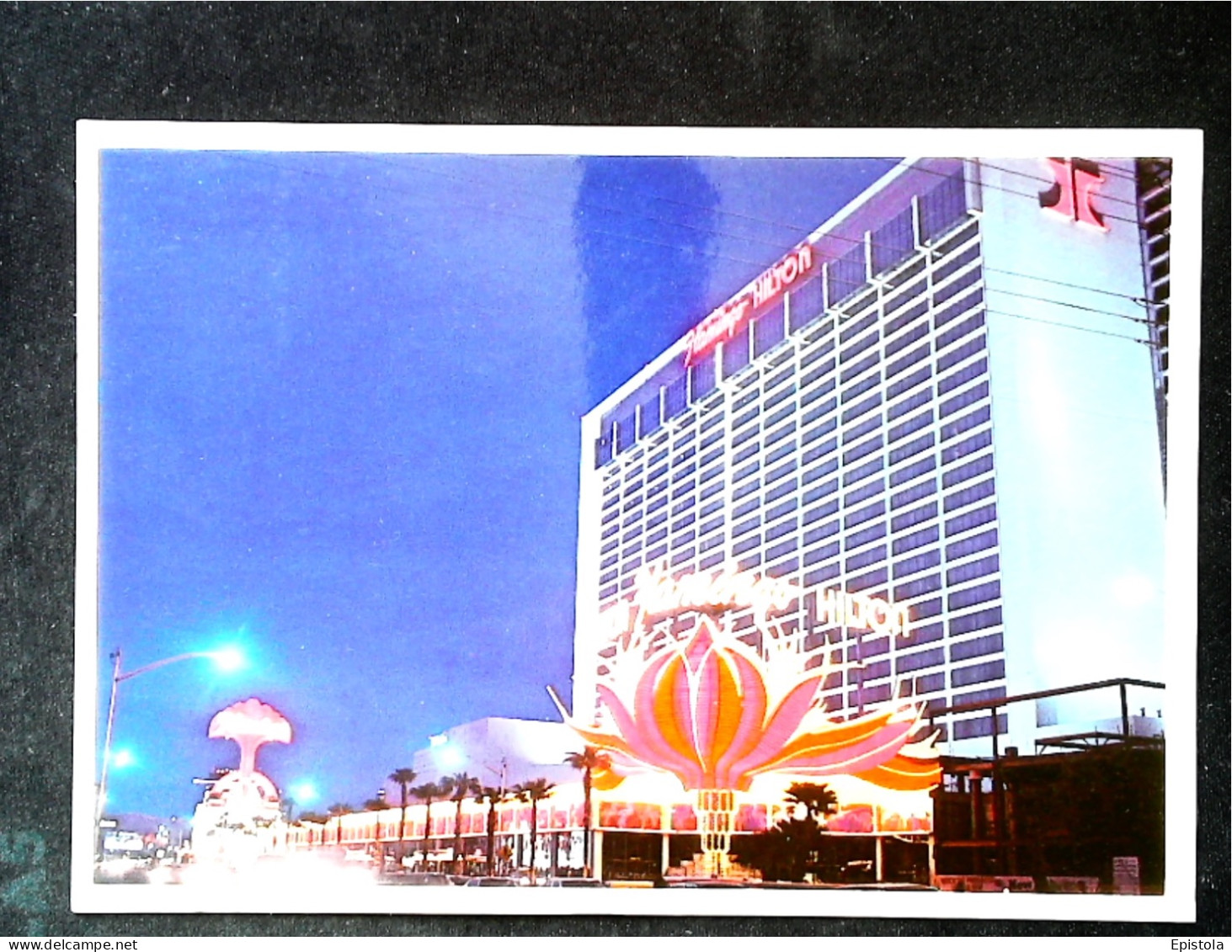 ►  UNITED STATES USA - 1984 28c.Olympics On Flamingo Hilton Las Vegas   POstcard To  France - Cartas & Documentos