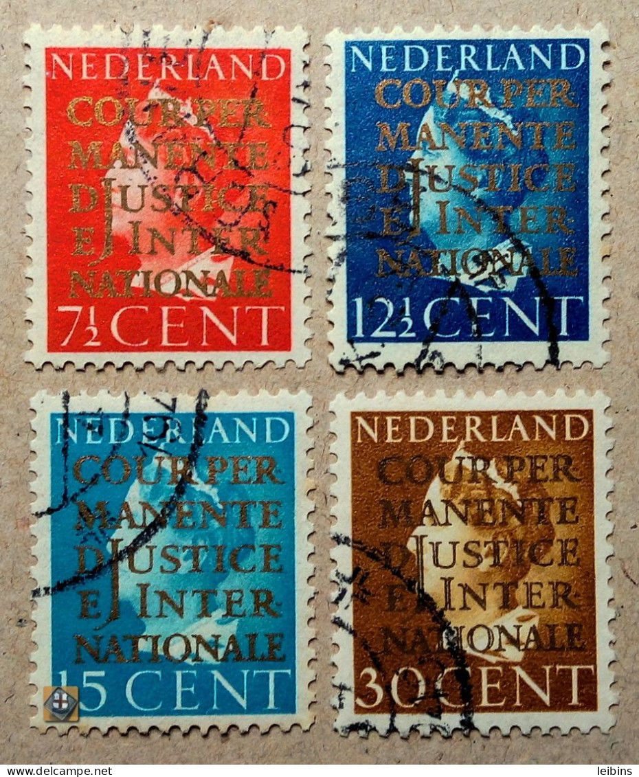 1940 Niederlande Mi.ICJ 16-19 /o - Service