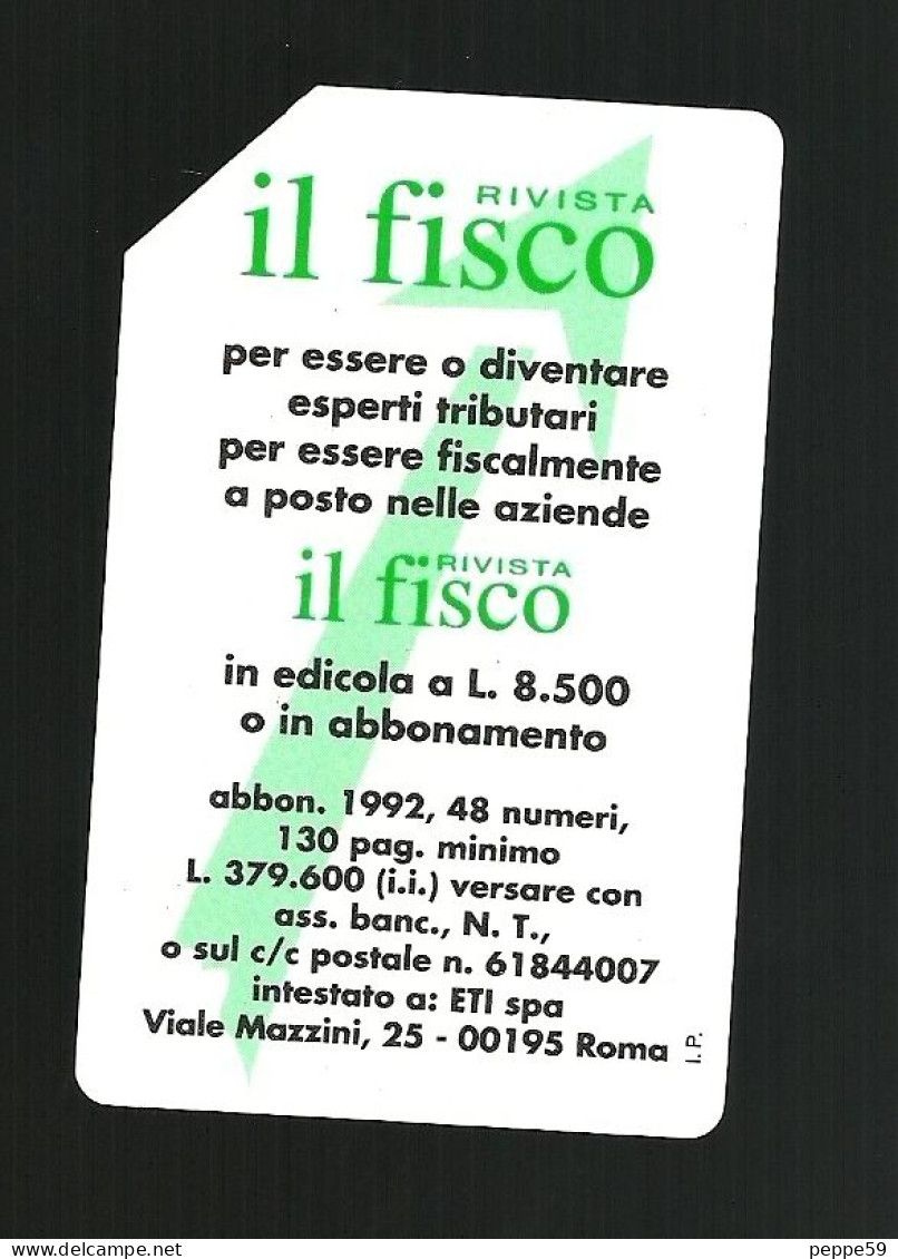 184 Golden - Il Fisco Da Lire 5.000 Tipo Verde Sip - Públicas  Publicitarias