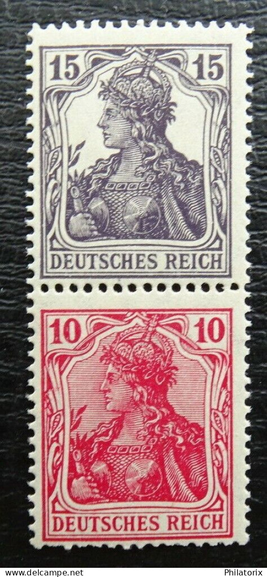 Deutsches Reich ZD S9 ** , Zusammendrucke 86 II + 101 , Qualitätsgrad II - Carnets & Se-tenant