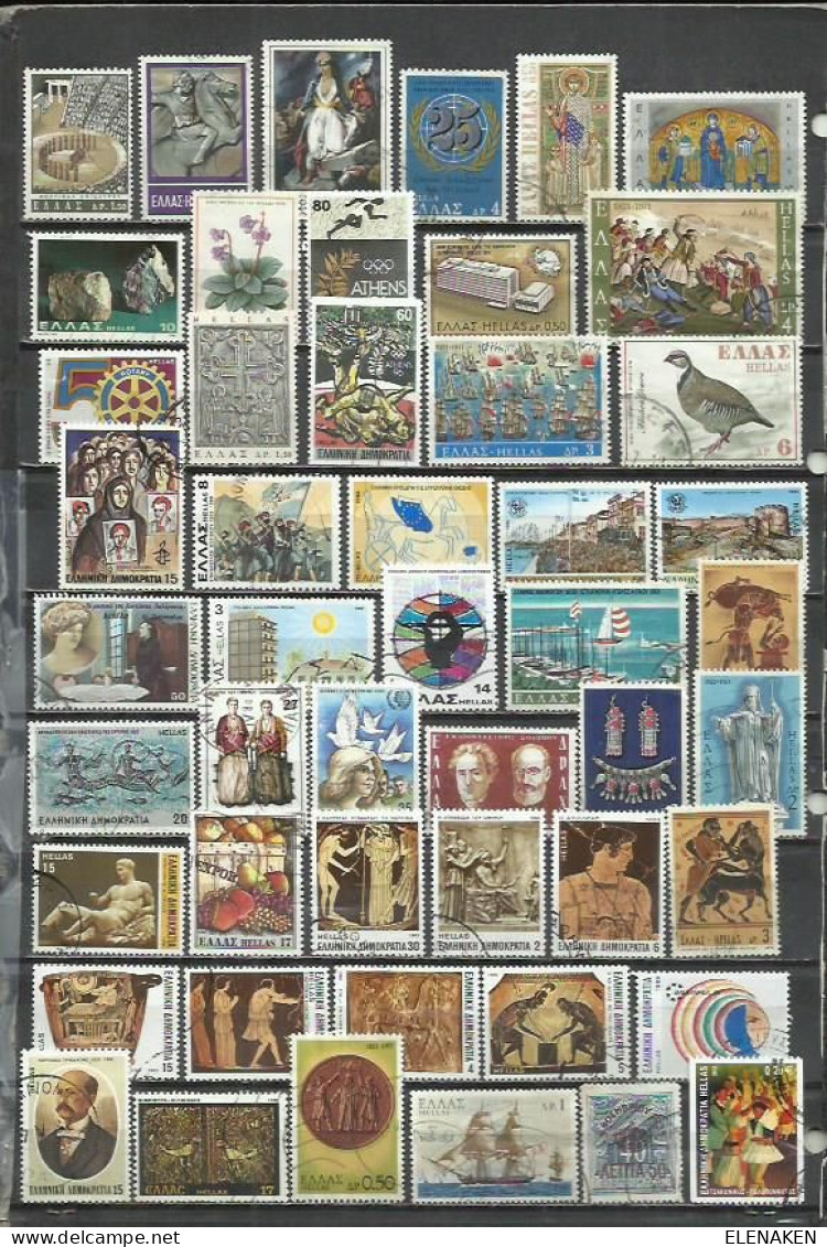 G415E-LOTE SELLOS GRECIA SIN TASAR,SIN REPETIDOS,ESCASOS. -GREECE STAMPS LOT WITHOUT PRICING WITHOUT REPEATED. -GRIECHEN - Lotes & Colecciones