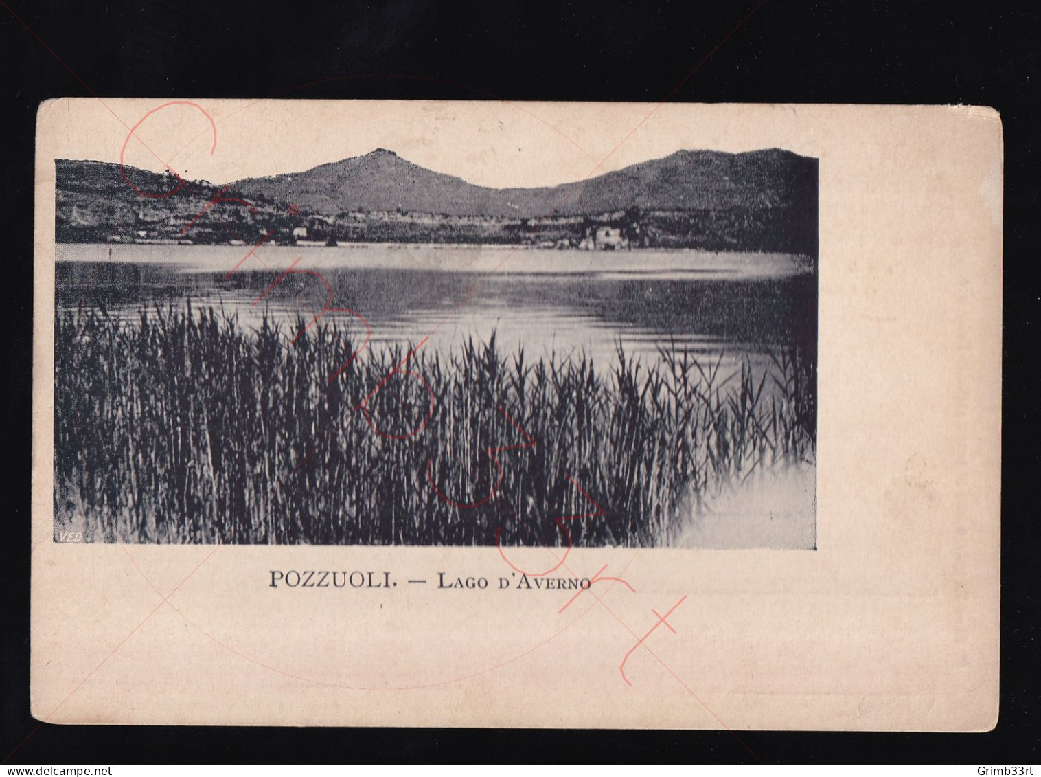 Pozzuoli - Lago D'Averno - Postkaart - Pozzuoli