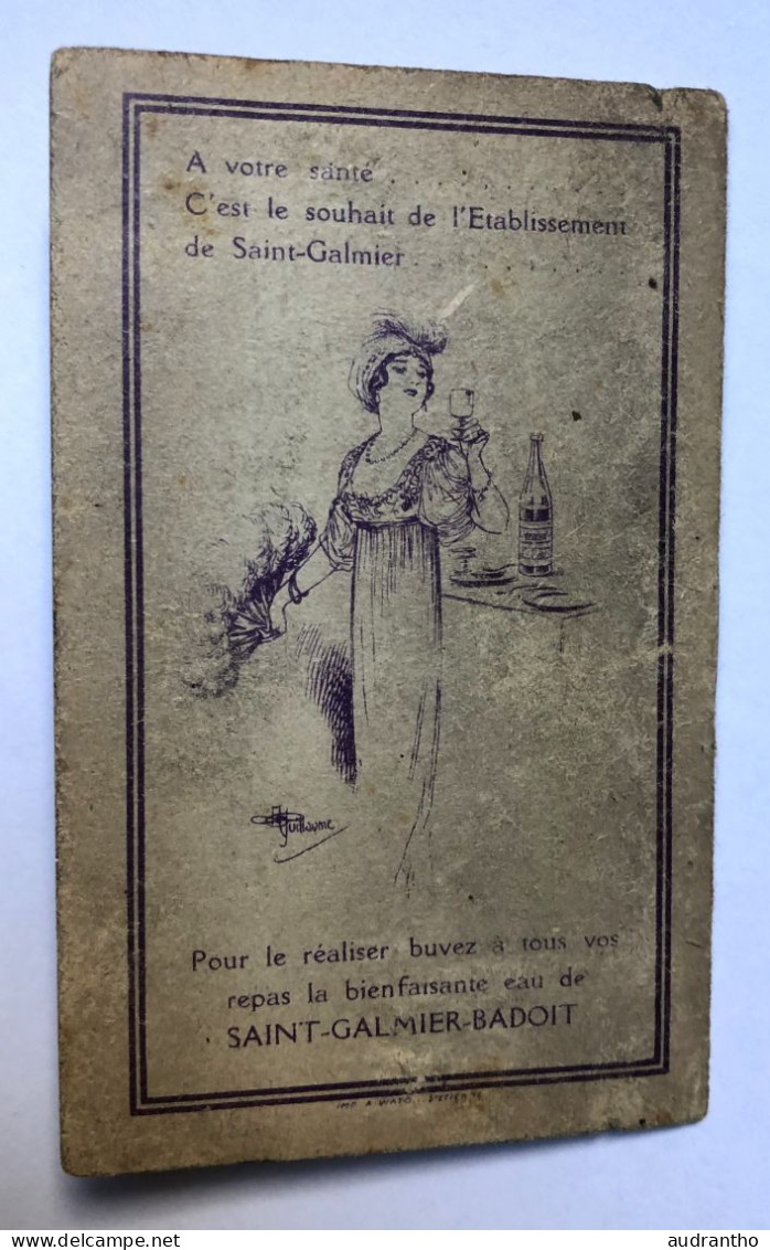 Petit Livret Calendrier Publicitaire 1923 - Saint Galmier Badoit - Eau Minérale - Kleinformat : 1921-40