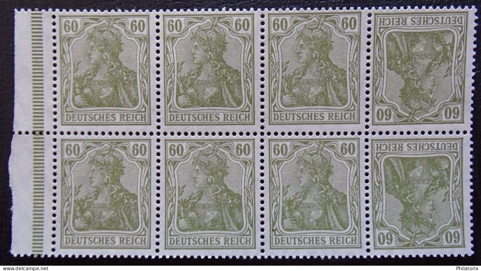 Deutsches Reich Mi 147 ** , Zusammendrucke Von MHB 6 , 2x 147 Dgz + 2x K4 - Postzegelboekjes & Se-tenant