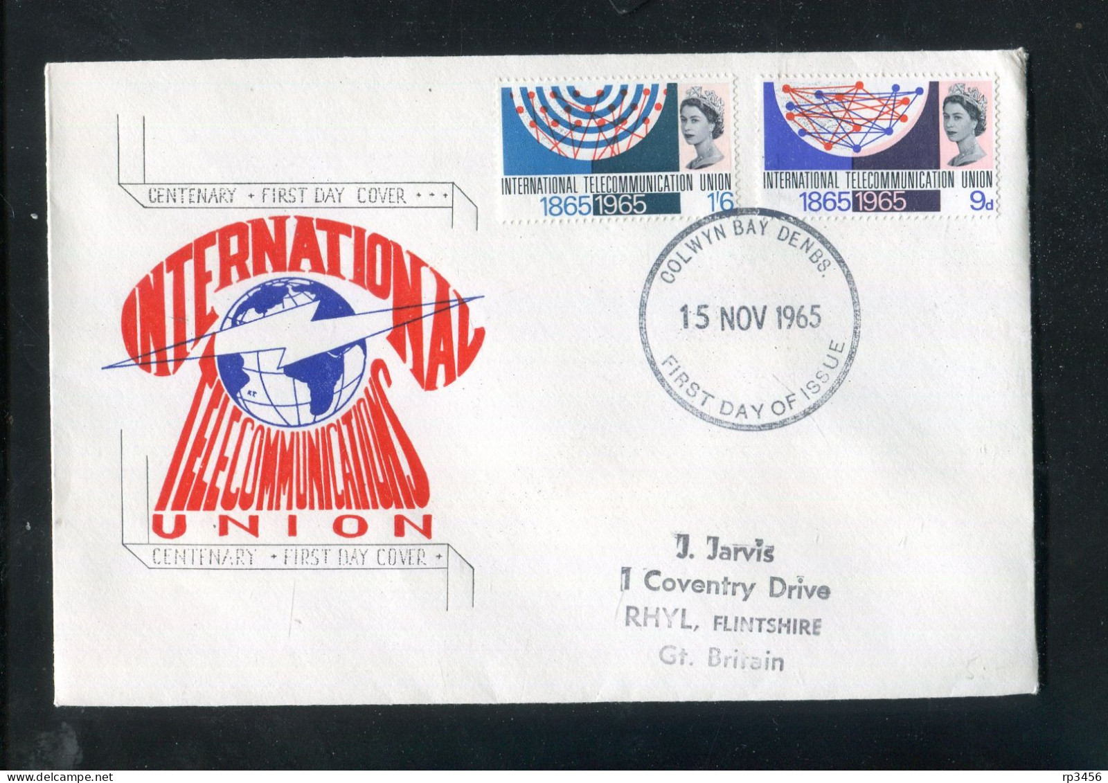 "GROSSBRITANIEN" 1965, Mi. 406/407 "Int. Fernmeldeunion" FDC (7423) - 1952-1971 Pre-Decimal Issues