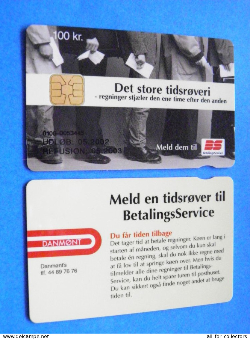 CHIP Phonecard Denmark Danmont Det Store Tidroveri 100 Kroner 05.2003 - Denemarken