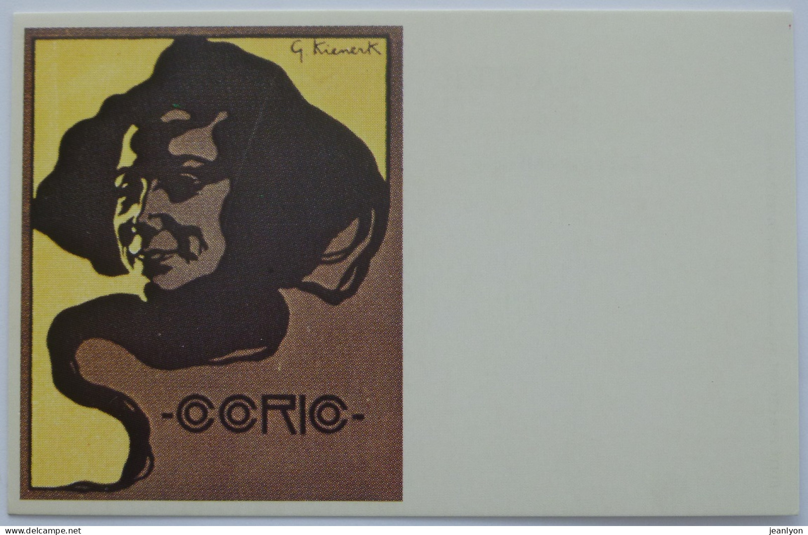 COCORICO - Visage De Femme - Illustrateur Kienerk - Carte Postale Moderne Reproduction Illustration Ancienne - Kienerk