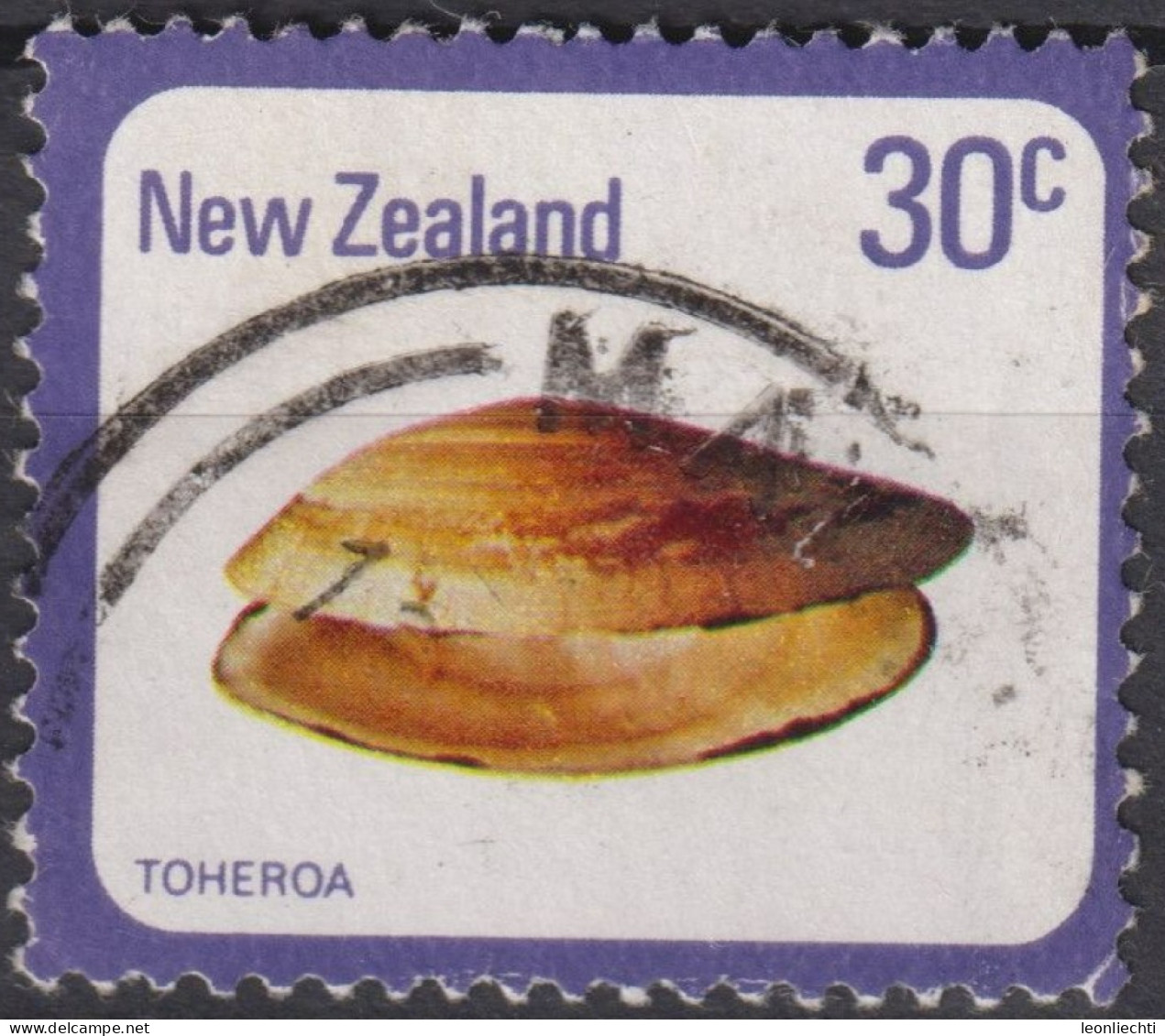 1978 Neuseeland ° Mi:NZ 761, Sn:NZ 675, Yt:NZ 731, Toheroa (Paphies Ventricosa) - Usati