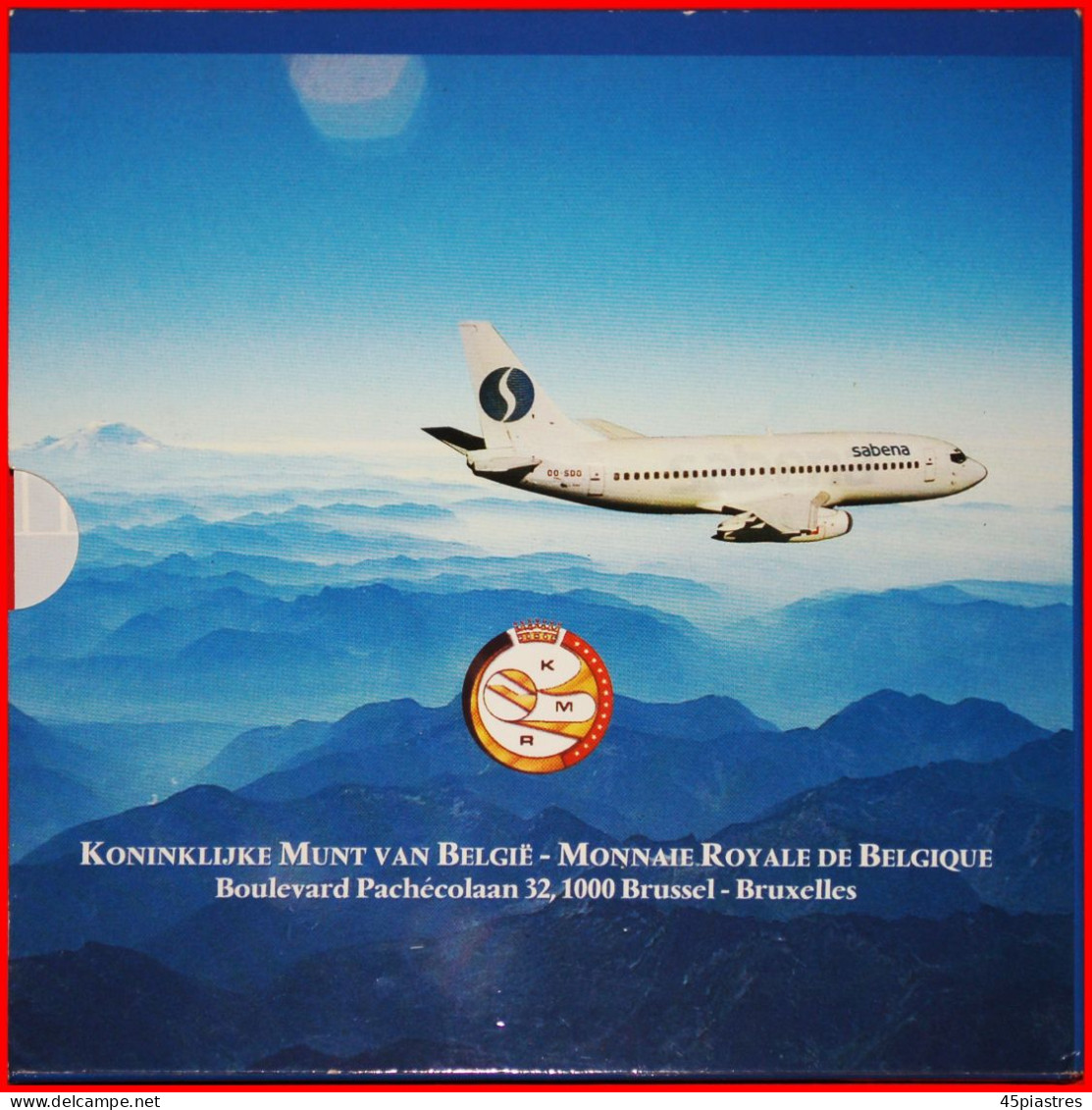 * PLANE 1923 - SWITZERLAND 1995: BELGIUM  MINT SET 1998 10 COINS WITH MEDAL!  · LOW START · NO RESERVE!