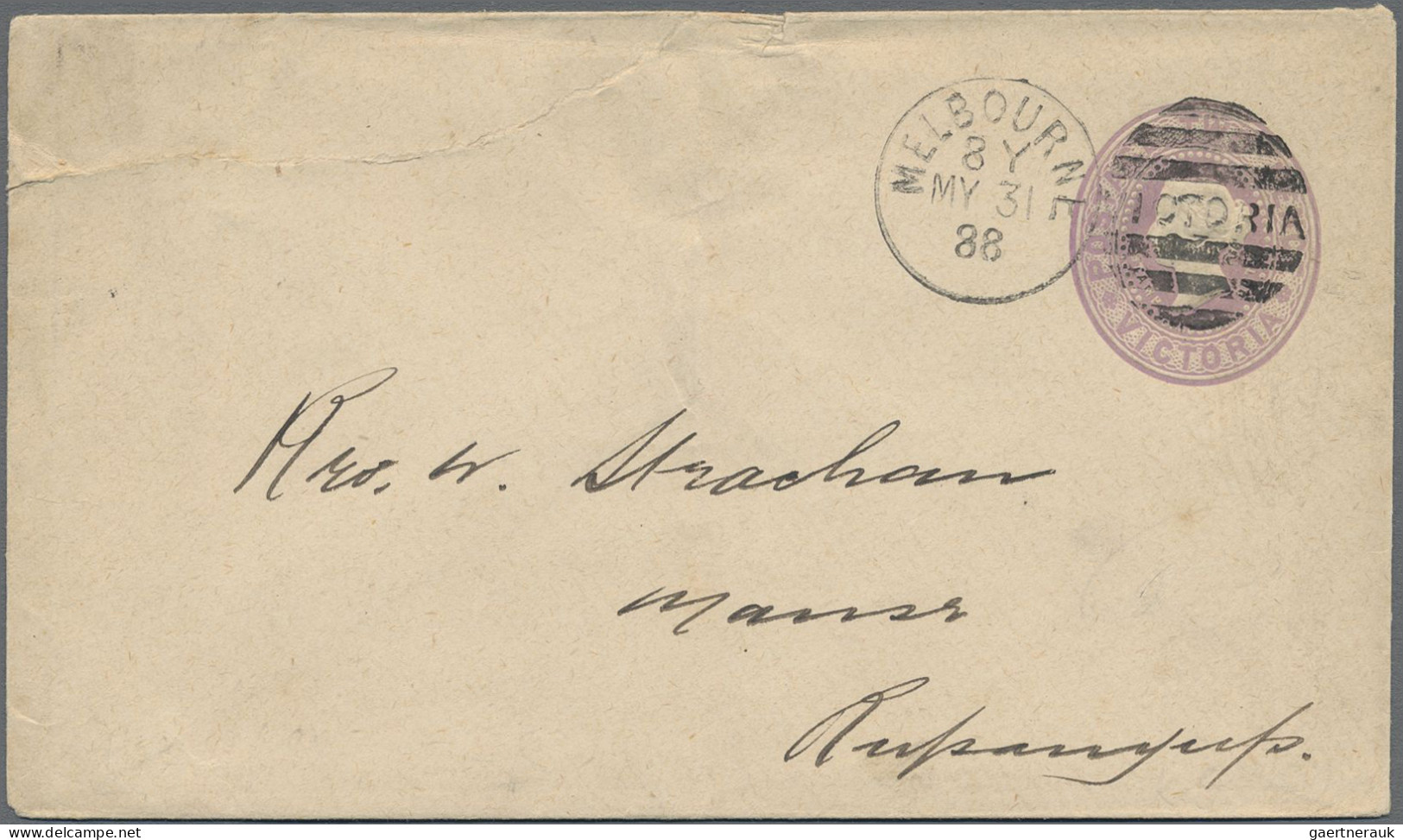 Victoria - postal stationery: 1873/1906, collection of 28 USED ENVELOPES incl. r