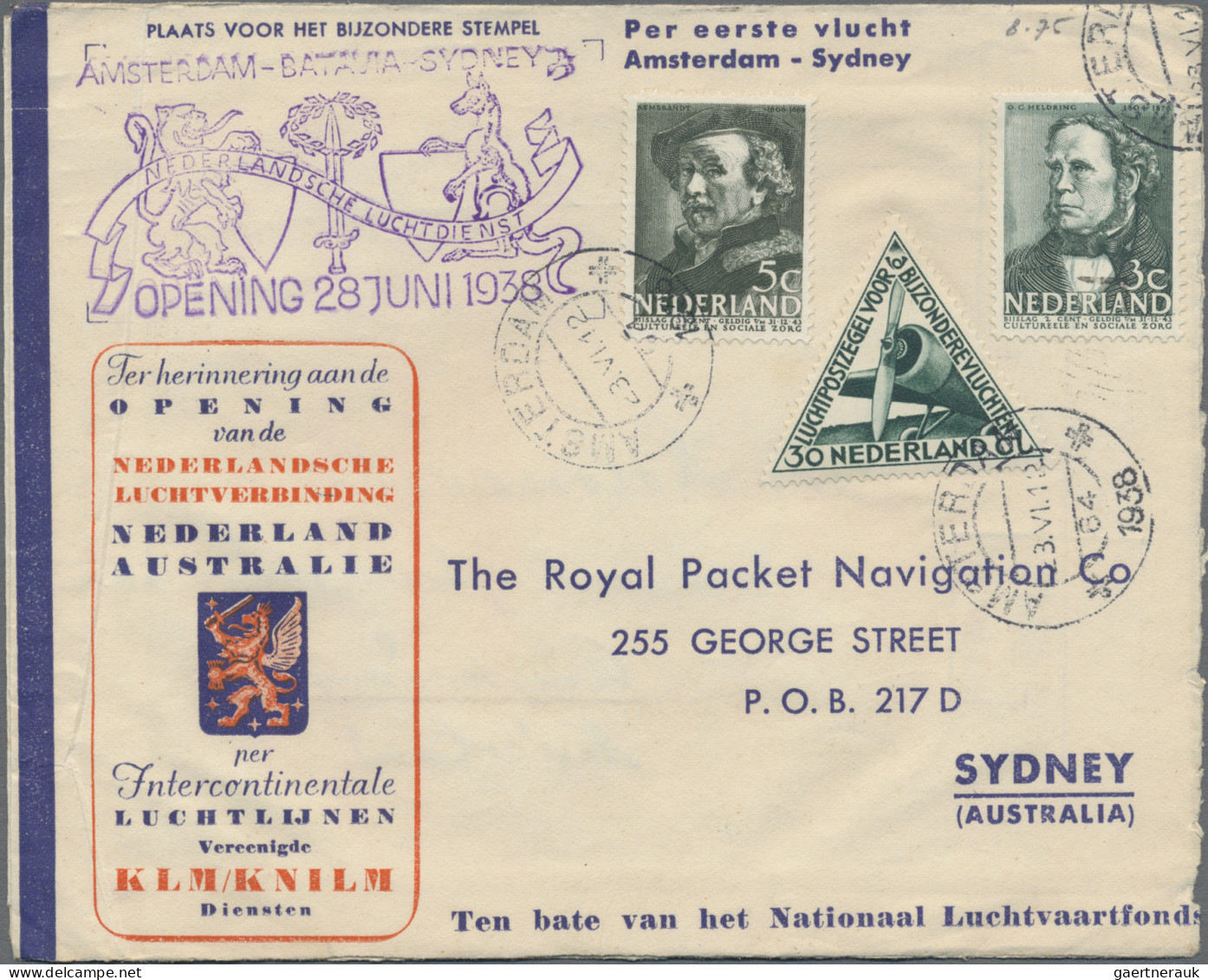 Australia: 1908/1938, covers (7 inc. 5 by air) and ppc (2, real photo cards of H