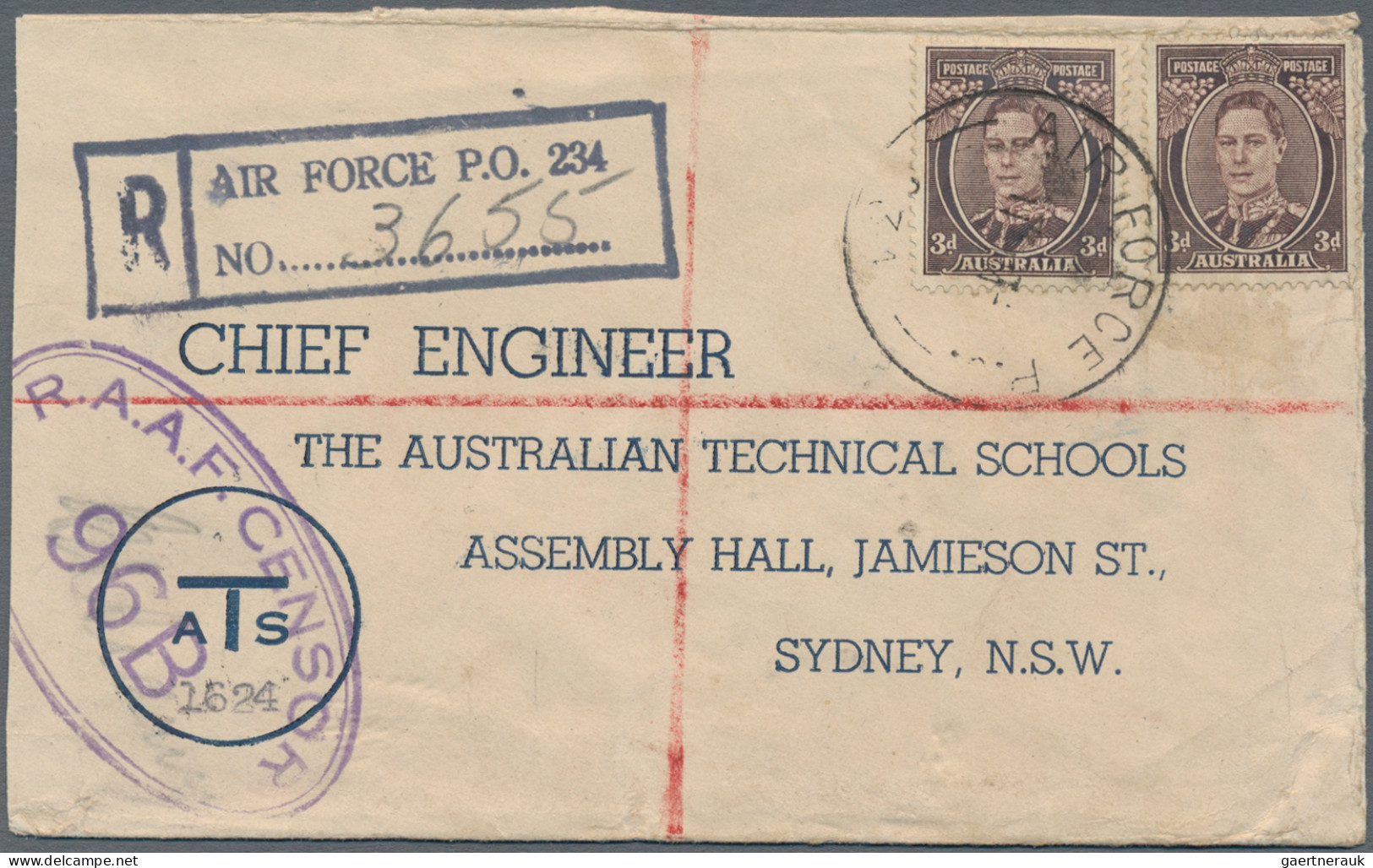 Australia: 1939/1951, 40 Covers (inc. Three Registered), Many Used With Military - Collections