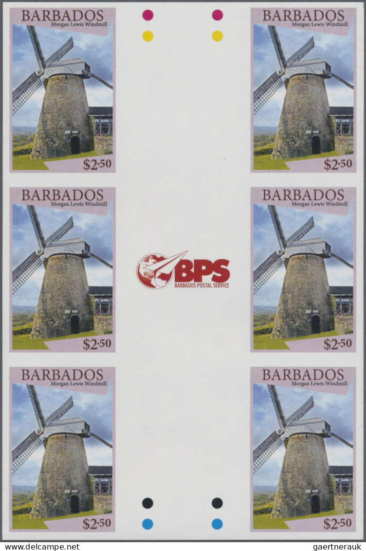 Barbados: 1994/2015. Collection containing 303 IMPERFORATE stamps (inclusive man