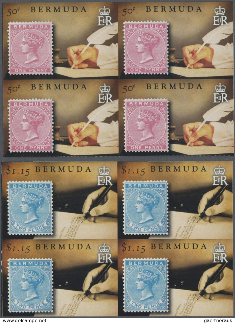 Bermuda: 2000/2016. Collection containing 2765 IMPERFORATE stamps and 19 IMPERFO