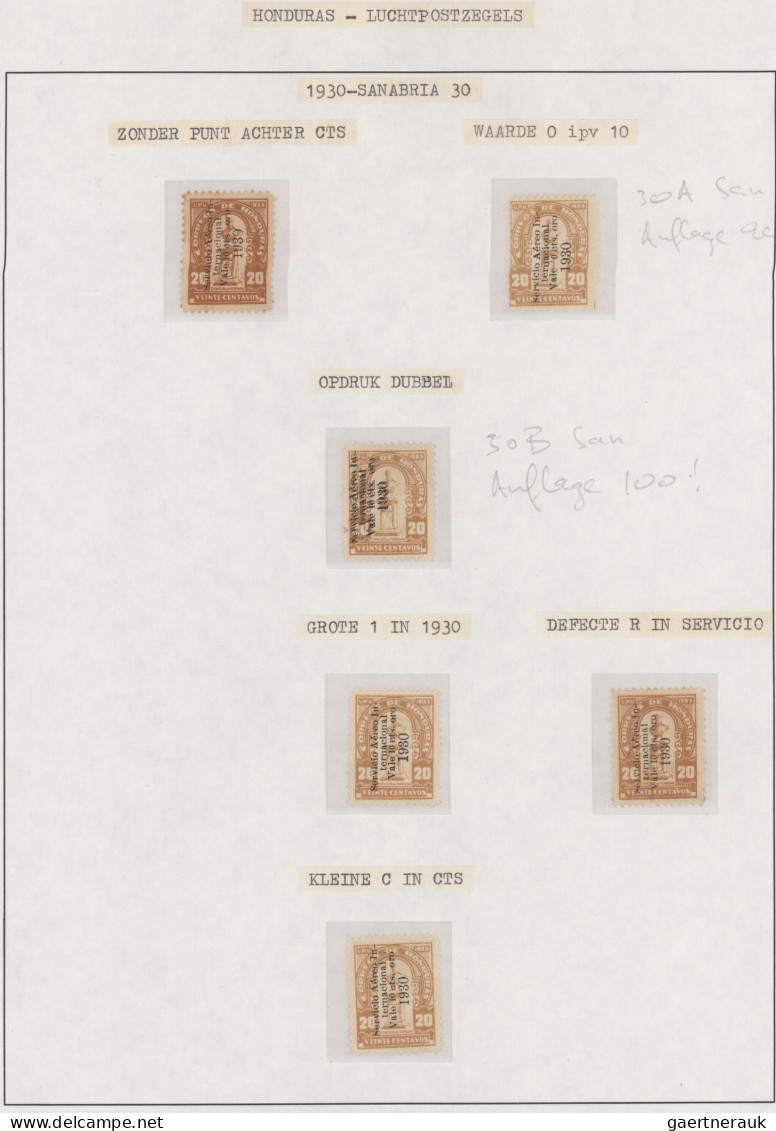 Honduras: 1925/1989, AIRMAIL STAMPS, Comprehensive, Almost Exclusively Mint Coll - Honduras