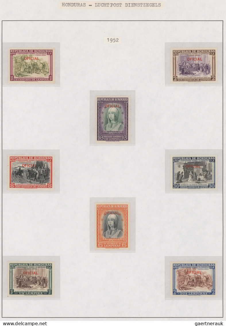 Honduras: 1890/1974, Mint Collection On Album Pages, Well Filled Throughout Incl - Honduras