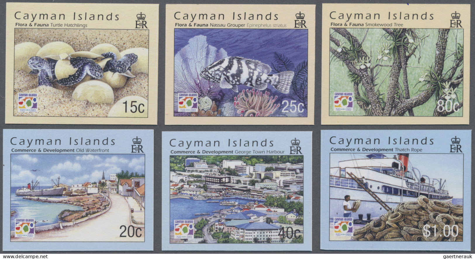 Cayman Islands: 2003. Lot With 44 IMPERFORATE Sets '500th Anniversary Of The Dis - Cayman (Isole)