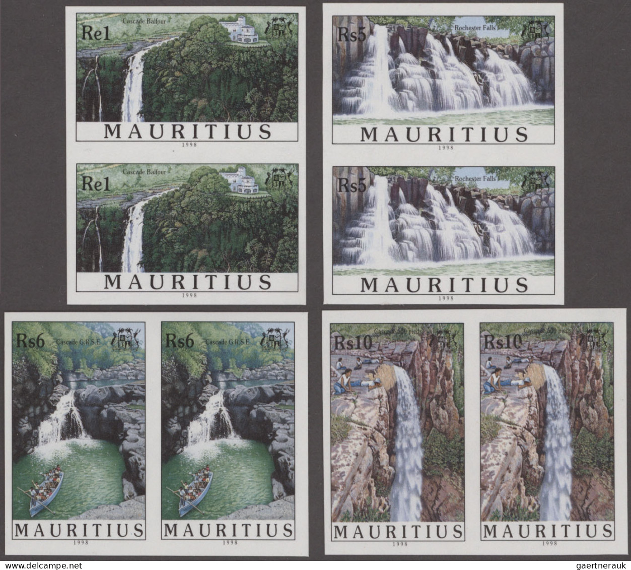 Mauritius: 1989/2016. Collection containing 23399 IMPERFORATE stamps and 22 IMPE